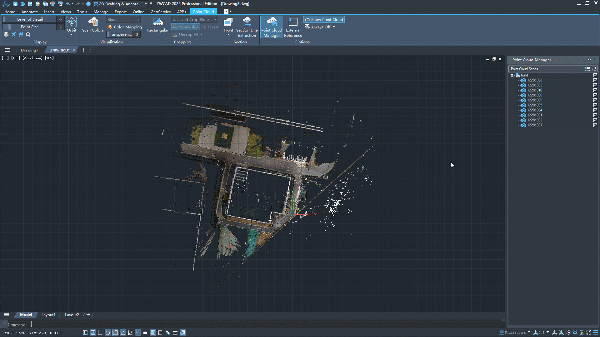 Nube de puntos, ZWCAD, AutoCAD, BricsCAD