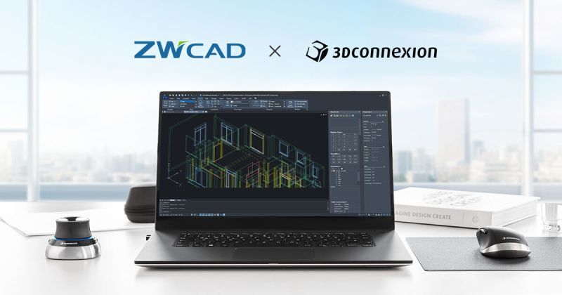 ZWCAD y 3Dconnexion son compatibles