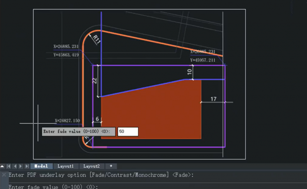 Comando AJUSTAR PDF, Alternativa AutoCAD