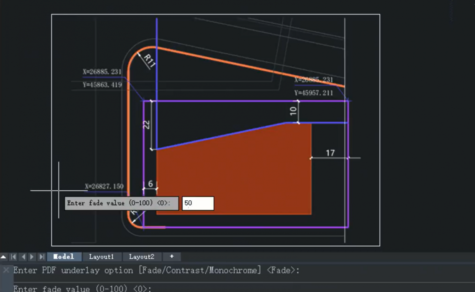 Comando AJUSTAR PDF, Alternativa AutoCAD