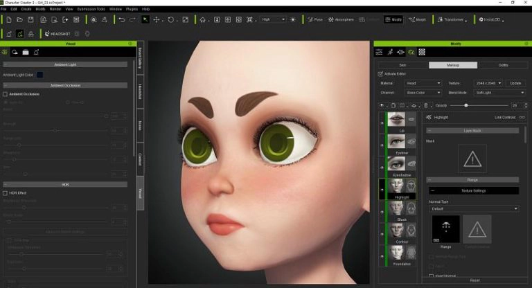 Reallusion Character Modeling Software