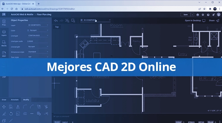 Mejores CAD 2D Online