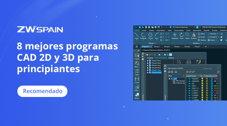 8 mejores programas de CAD 2D y 3D para principiantes en 2025