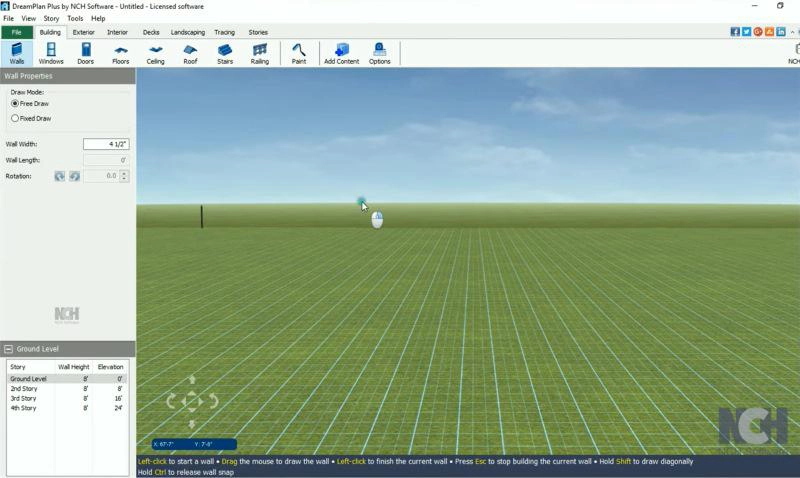 dreamplan-home-design-software copia Los 10 mejores programas de diseño exteriores de viviendas (herramientas de escritorio y online)