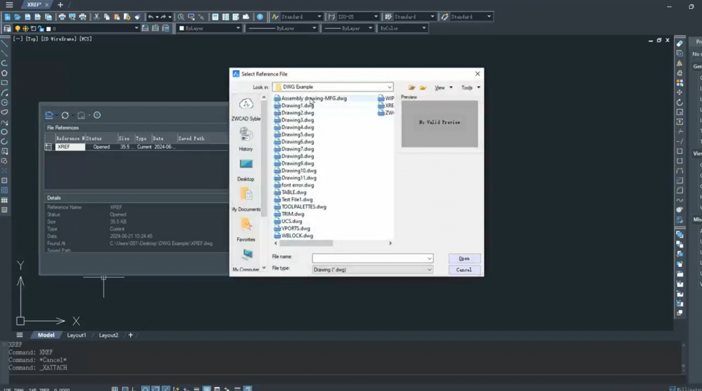Comando REFX, Comando XREF