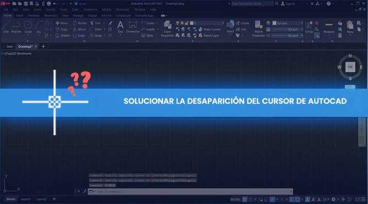 Cómo solucionar la desaparición del cursor del ratón en AutoCAD Cómo solucionar la desaparición del cursor del ratón en AutoCAD